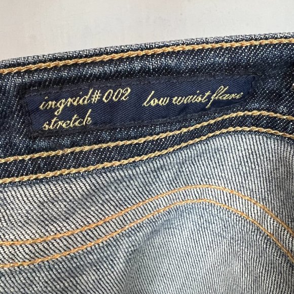 Citizens of Humanity Ingrid #002 Low Waist Flare Jeans Sz 28 - Picture 10 of 12